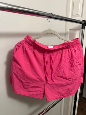 Buffbunny Hot Pink Women's Athletic Drawstring Shorts